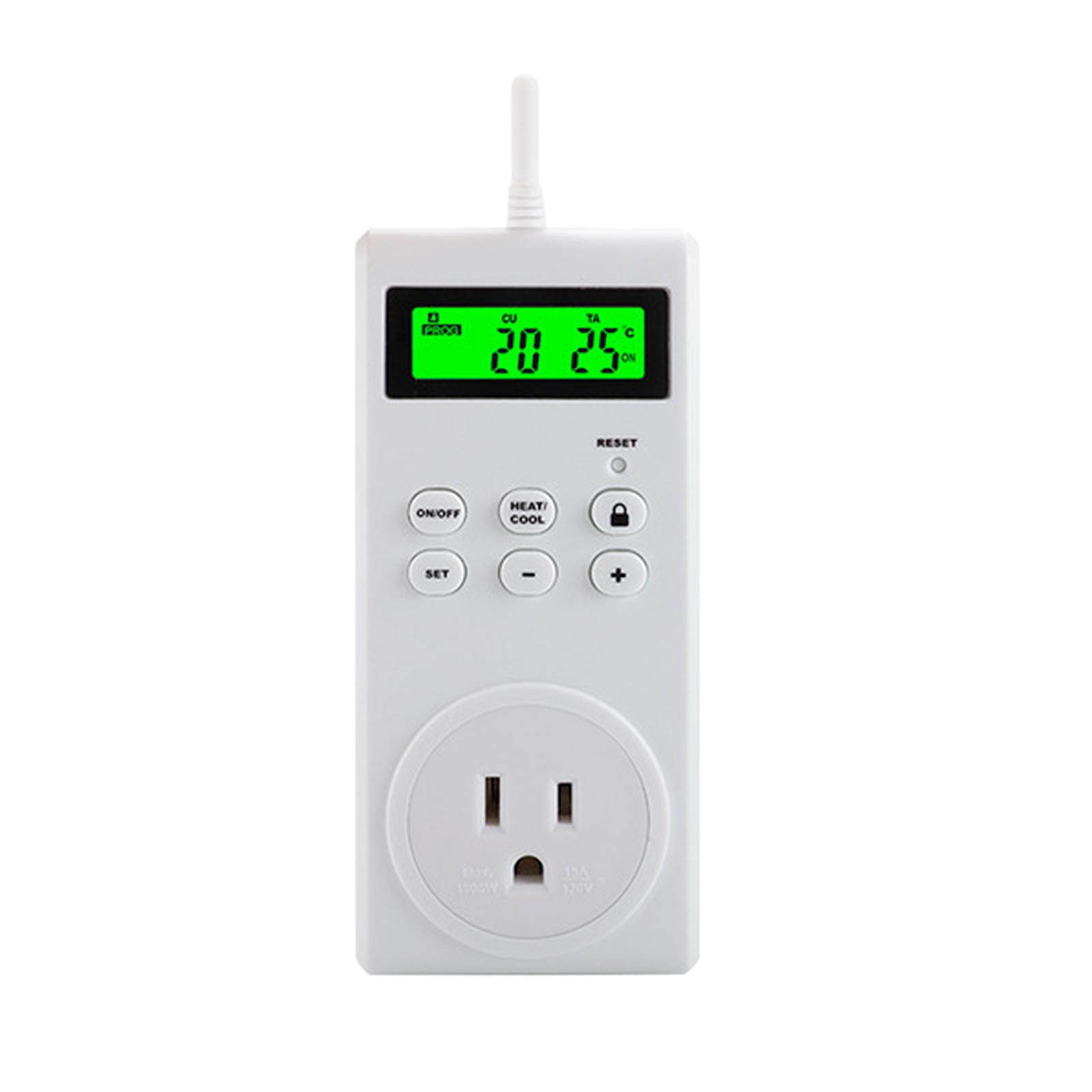 Wireless Thermostat, Temperature Controller Outlet Remote Control