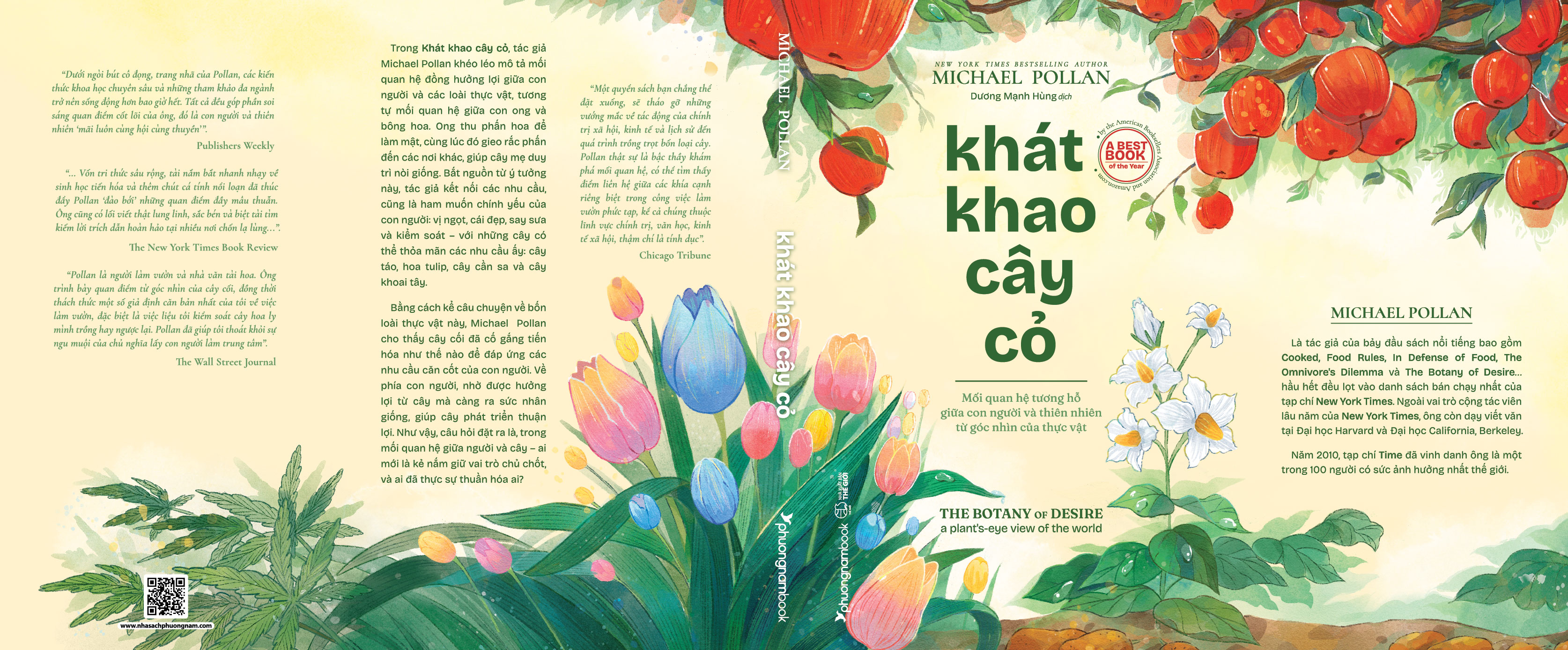 KHÁT KHAO CÂY CỎ - Mối Quan Hệ Tương Hỗ Giữa Con Người Và Thiên Nhiên Từ Góc Nhìn Của Thực Vật - Michael Pollan - Dương Mạnh Hùng dịch - Sách tham khảo (bìa mềm)