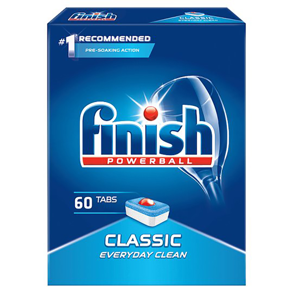 Hộp 60 viên rửa chén Finish Classic Dishwasher Tablets QT09443