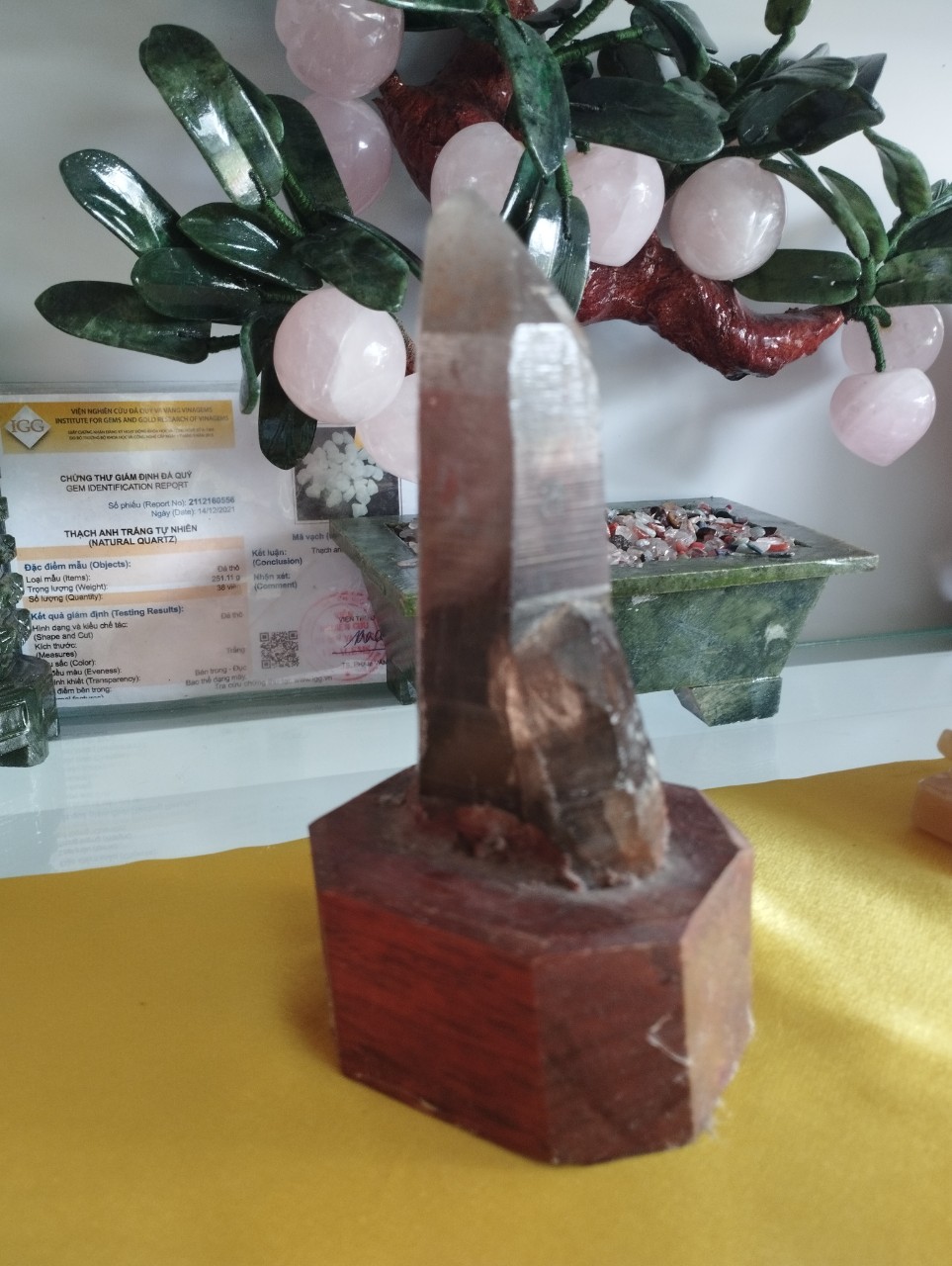 Trụ đá phong thuỷ Thạch khói thiên nhiên