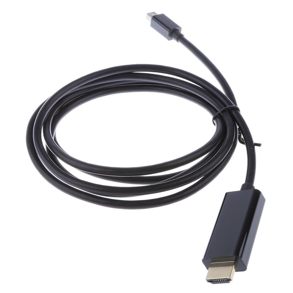 1080P 1.8M/6FT Mini DP () to HDTV Cable