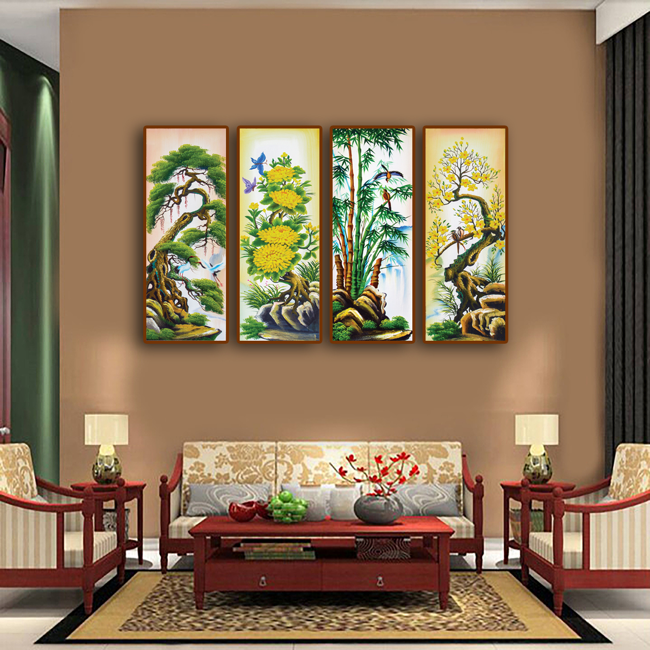 Tranh Tứ Quý