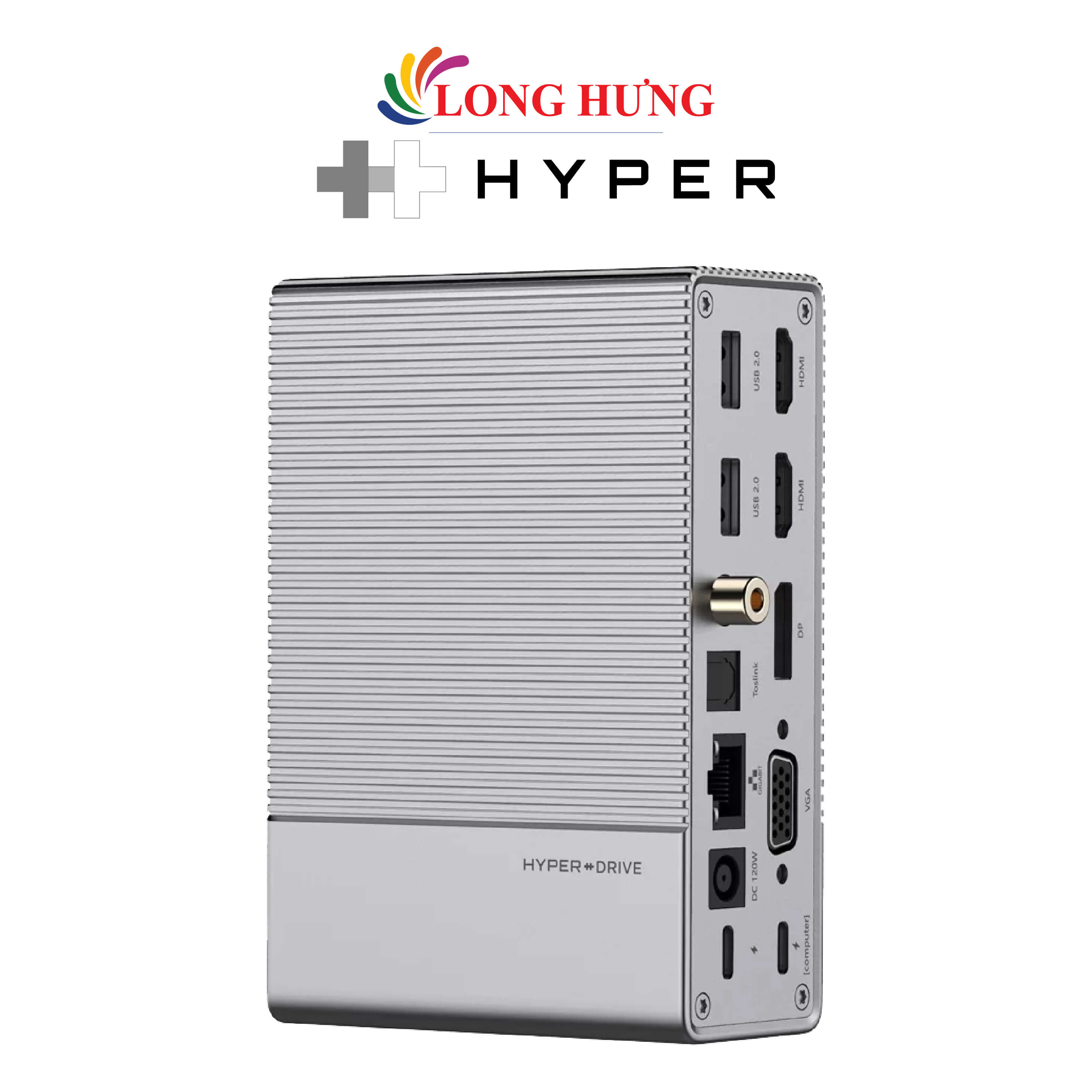 Cổng chuyển đổi HyperDrive 18-in-1 Gen2 USB-C Hub HD-G218 - Hàng chính hãng