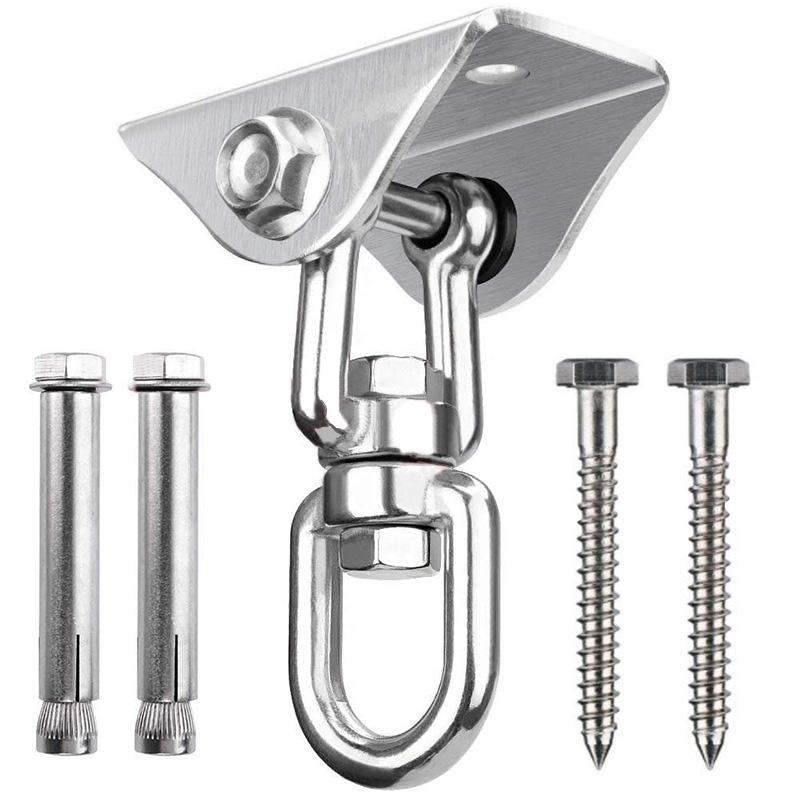 Xoay Móc Thép Không Gỉ 304 Trần Móc Treo Võng, Tập Yoga, Xoay, vỏ Bao Cát