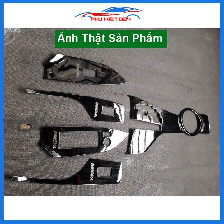 Ốp nội thất Innova 2017-2018-2019-2020-2021-2022 vân Titan bảo vệ chống trầy xước và làm đẹp xe