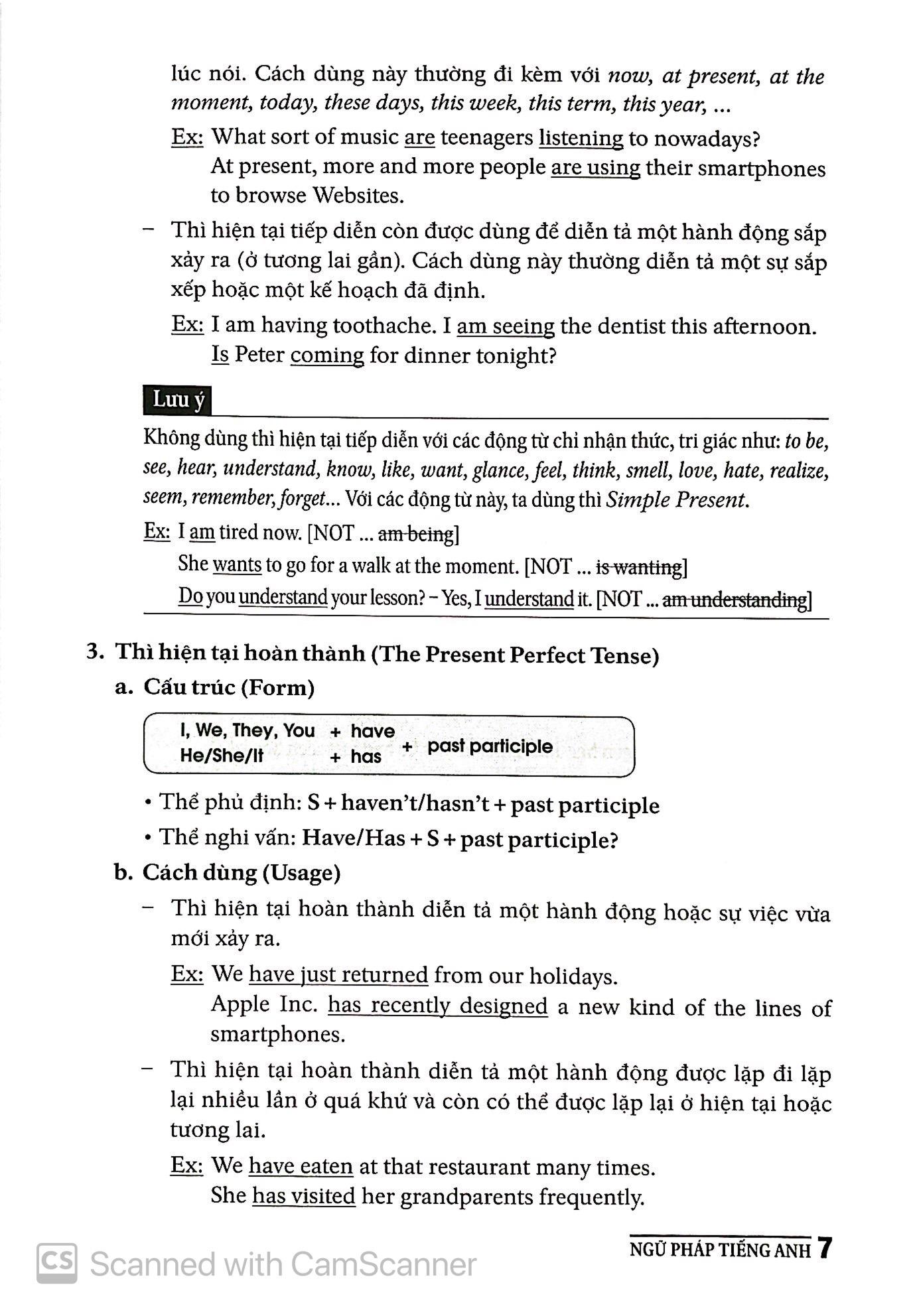 Sách Ngữ Pháp Tiếng Anh Dành Cho Học Sinh (Với Bài Tập Và Đáp Án) - Tái Bản