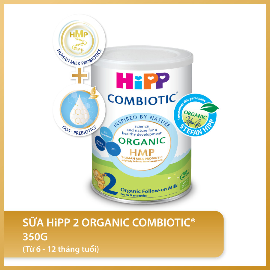 Sữa bột công thức HiPP 2 Organic Combiotic 350g