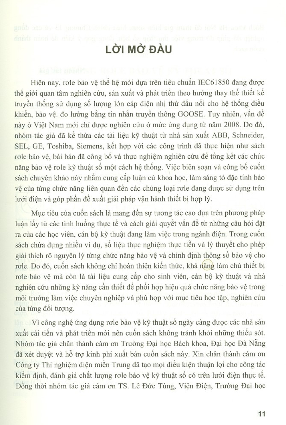 Rơle Kỹ Thuật Số Bảo Vệ Hệ Thống Điện - Sách chuyên khảo (Tái bản lần thứ 3 có bổ sung, chỉnh sửa)