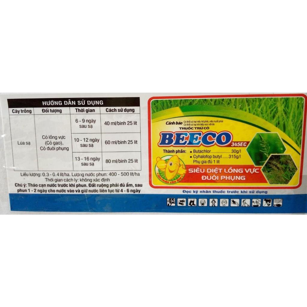 Thuốc diệt trừ cỏ lồng ngực, cỏ đuôi phụng Beeco 345ec