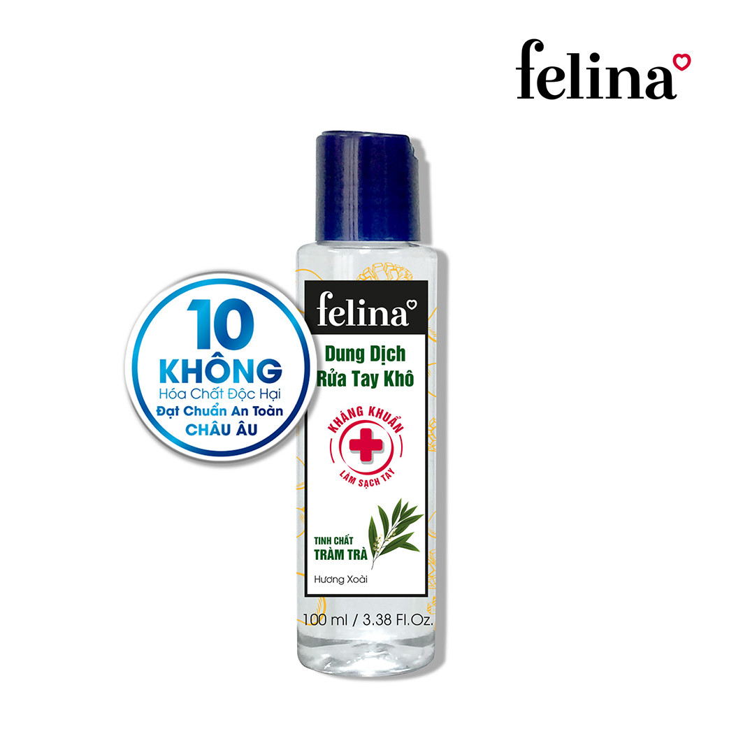 Nước Rửa Tay Khô Felina 100ml