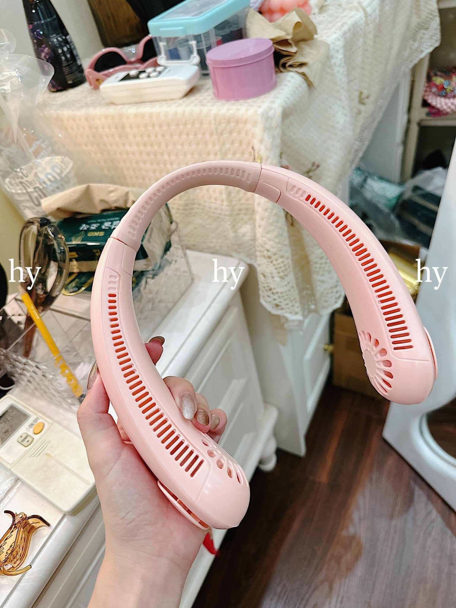 Quạt Quàng Cổ Không Cánh Hình Thú Siêu Cute - Hàng Chính Hãng