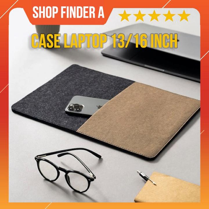 Case Túi đựng laptop Finder A ( dùng cho laptop laptop 13/15 inch) chất liệu Nỉ cao cấp