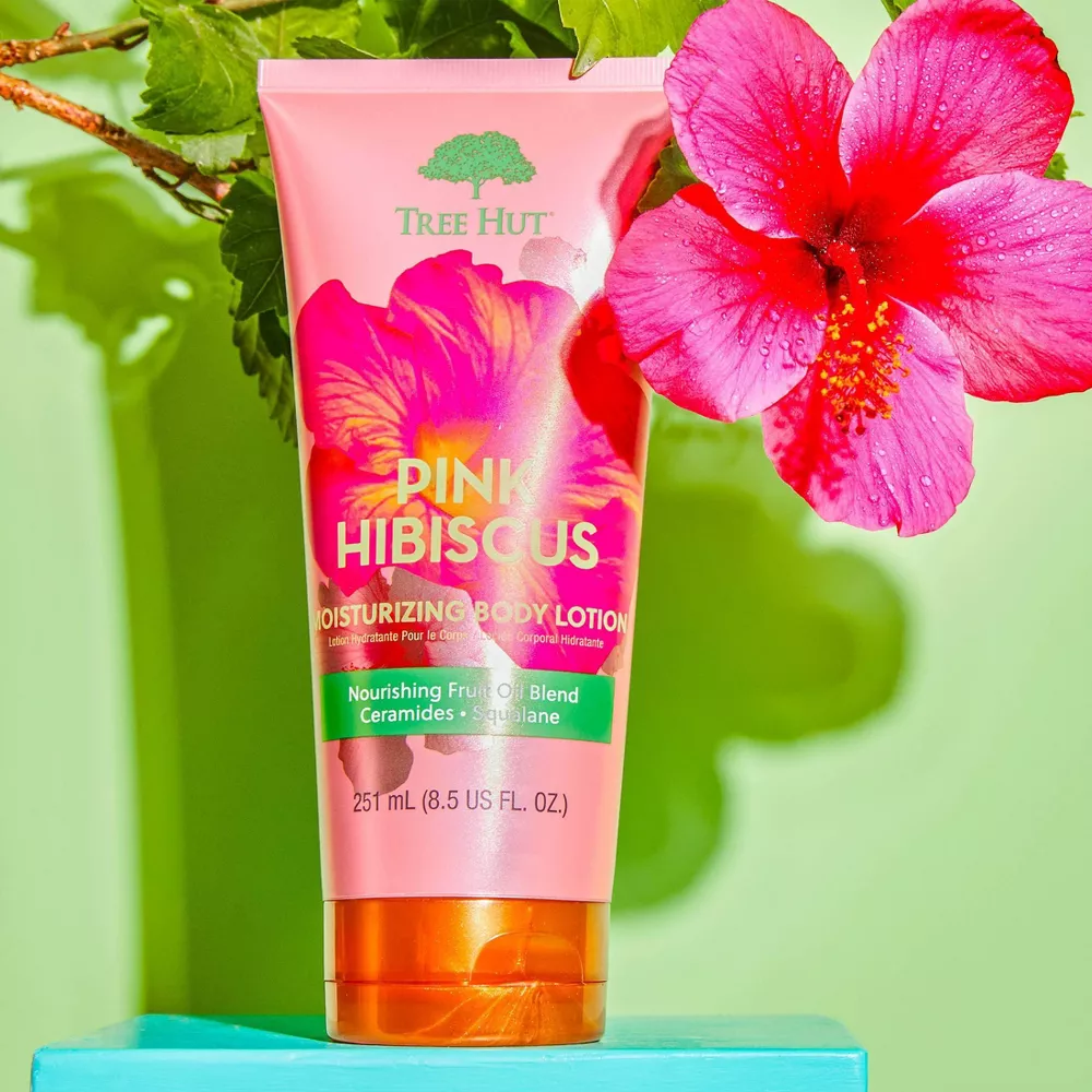 Kem dưỡng thể Tree Hut Pink Hibiscus Moisturizing Body Lotion 251 ml