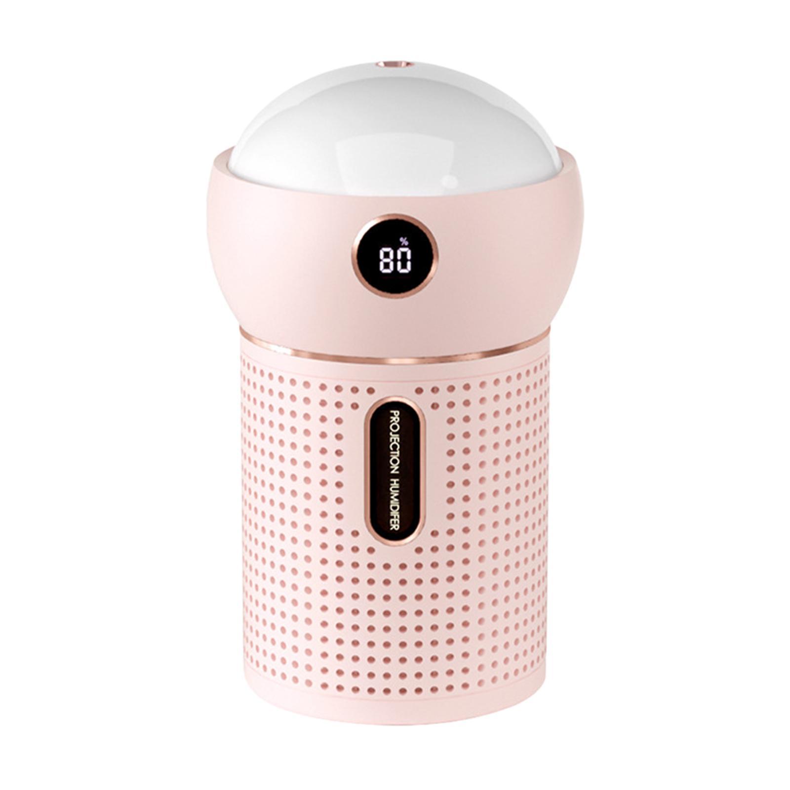 630ml Mini Humidifier Air Purifier Aroma Essential Oil Diffuser Night Light