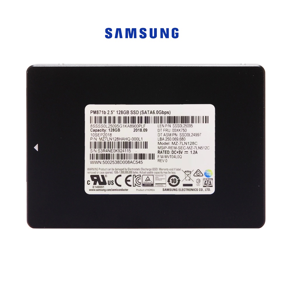 Ổ Cứng SSD Samsung PM871B 128GB 2.5 Inch - Hàng Nhập Khẩu