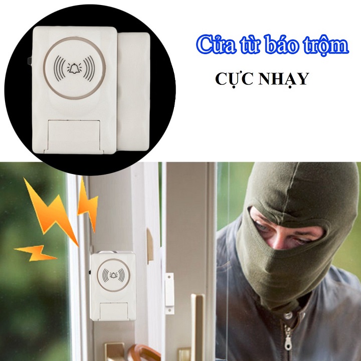 Bộ 2 cảm biến cửa từ chống trộm Zanka ZK006