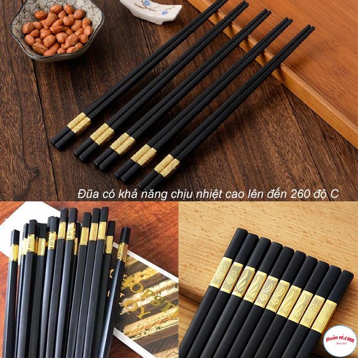 Combo 2 bộ đũa chống trơn trượt bọc hợp kim - br00333