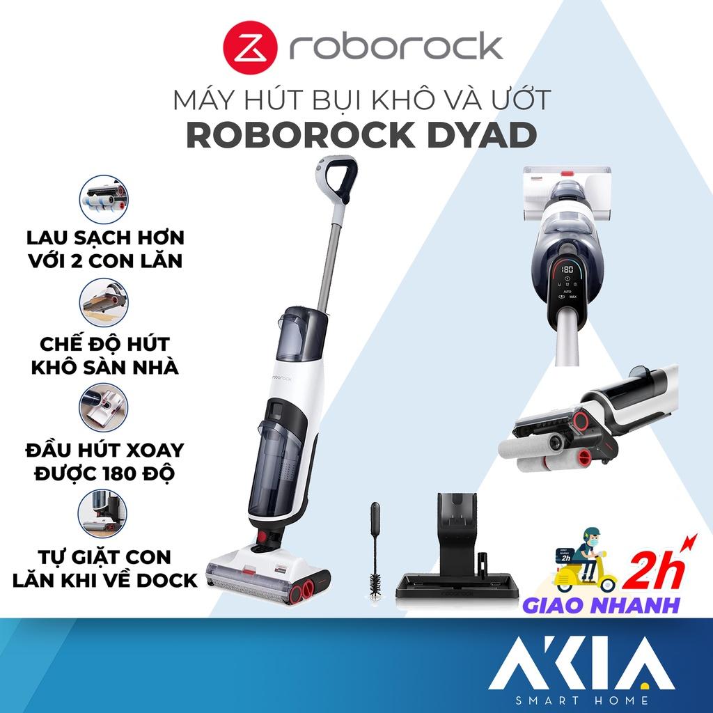 Máy hút bụi lau sàn khô và ướt Roborock Dyad - Động cơ kép 2 con lăn DyadPower công suất 13.000Pa, Tự giặt chổi - Hàng chính hãng