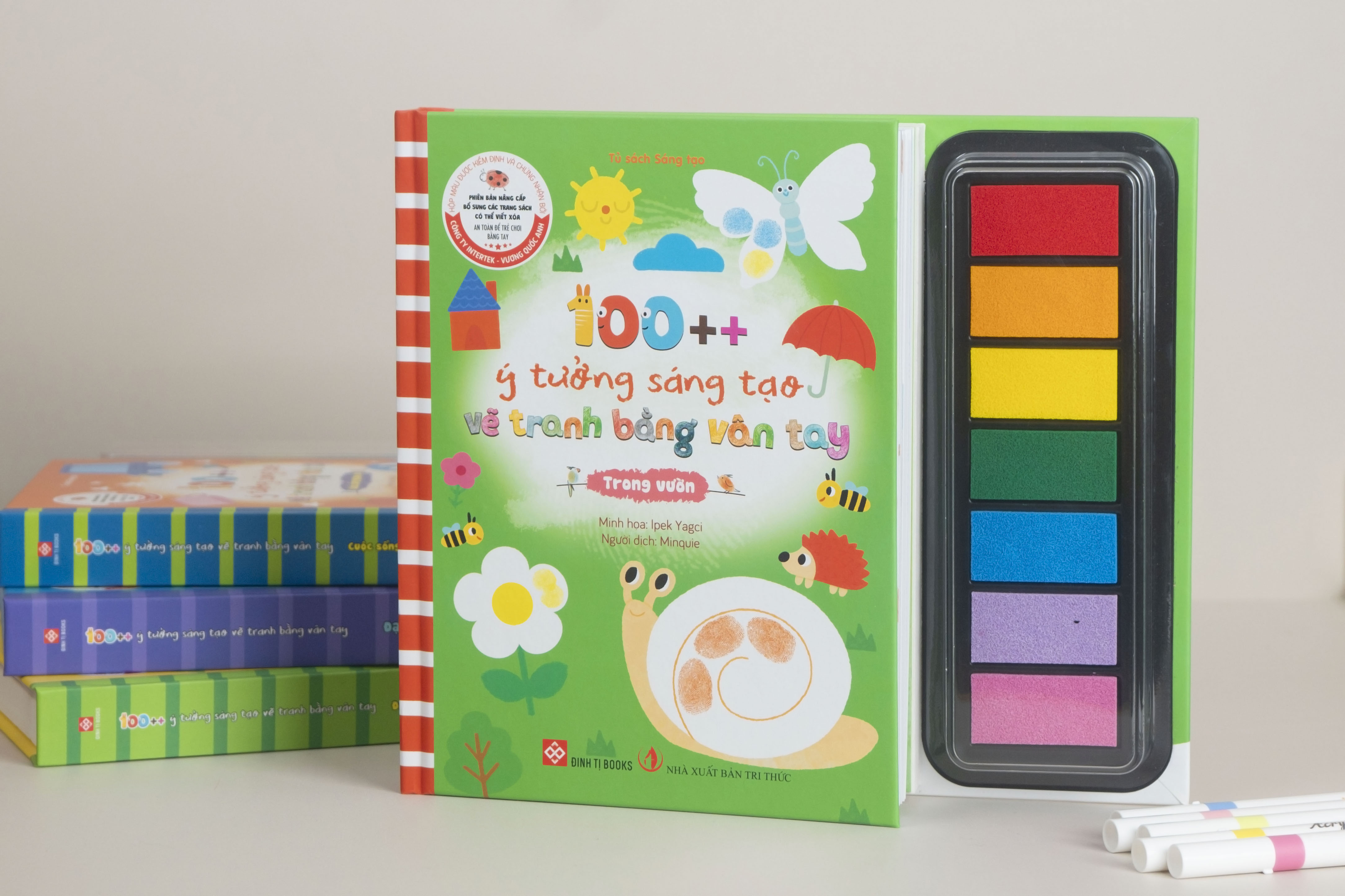 Sách 100++ Ý Tưởng Sáng Tạo Vẽ Tranh Bằng Vân Tay