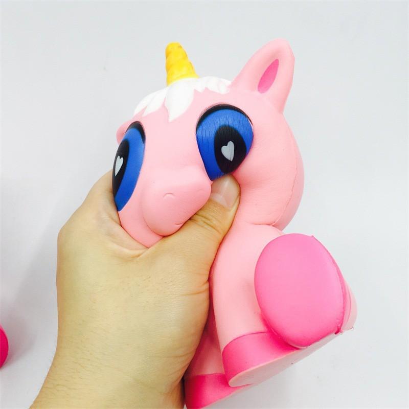 ĐỒ CHƠI SQUISHY NGỰA NGỒI BỆT 1 SỪNG mã TDT14 Lsp13