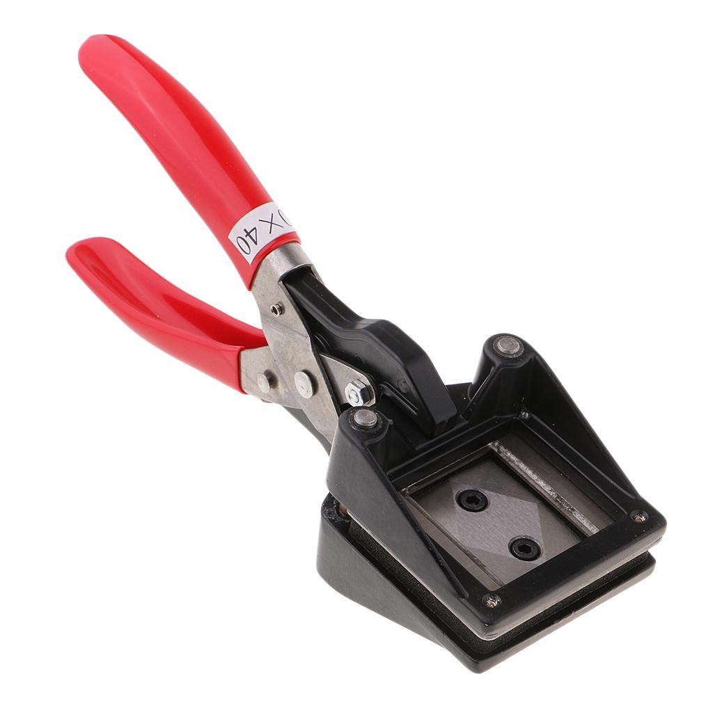 Handheld Right Photo Punch Cutter Trimming Tools 30x40mm