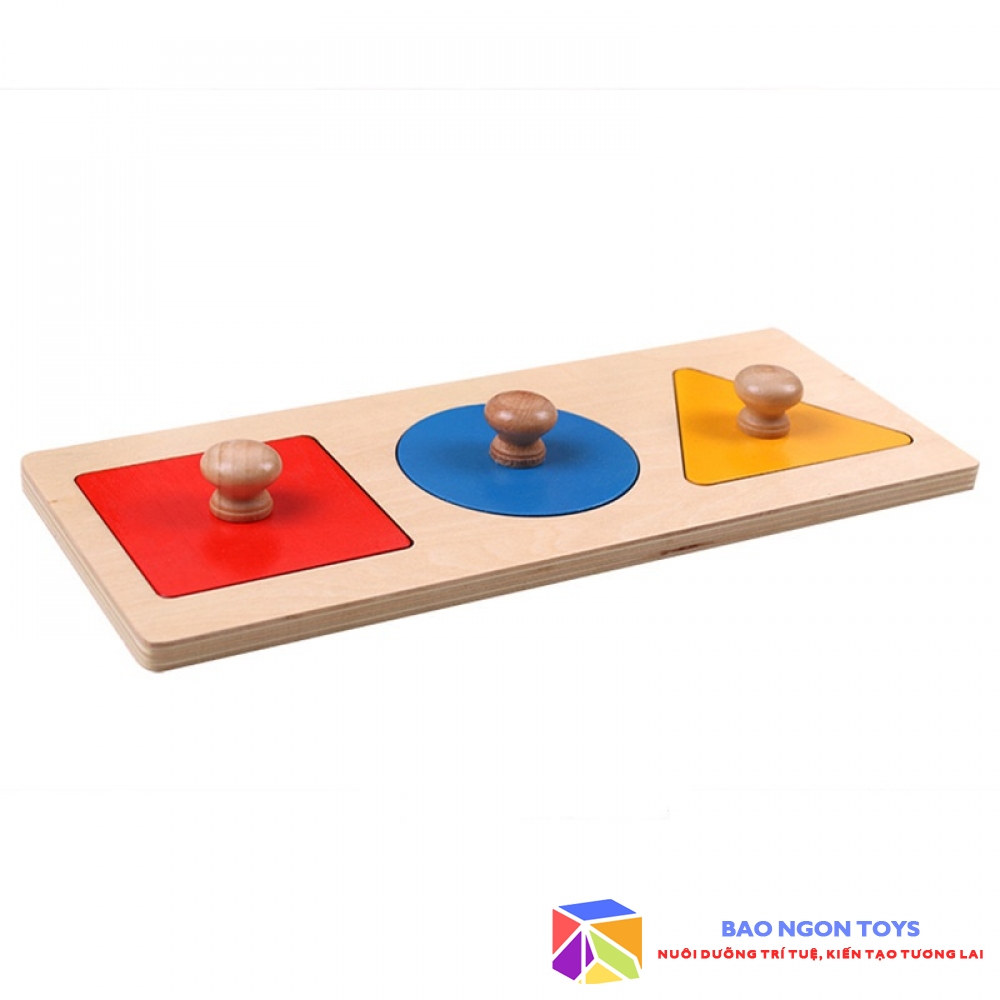 BẢNG NÚM GỖ GIÁO CỤ MONTESSORI CƠ BẢN GIÚP BÉ PHÁT TRIỂN VẬN ĐỘNG TINH VÀ NHẬN BIẾT HÌNH DẠNG