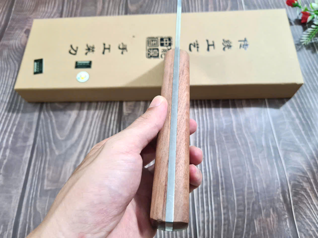 DAO - DAO BẾP NHẬT BẢN AZUCHI THÉP DAMASCUS MÃ A7 DT121 nt topcomshop vn