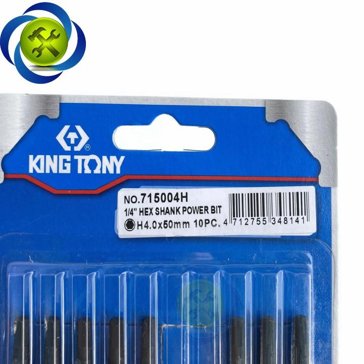 Mũi lục giác 4mm Kingtony 715004H kích thước 4mm X 50mm