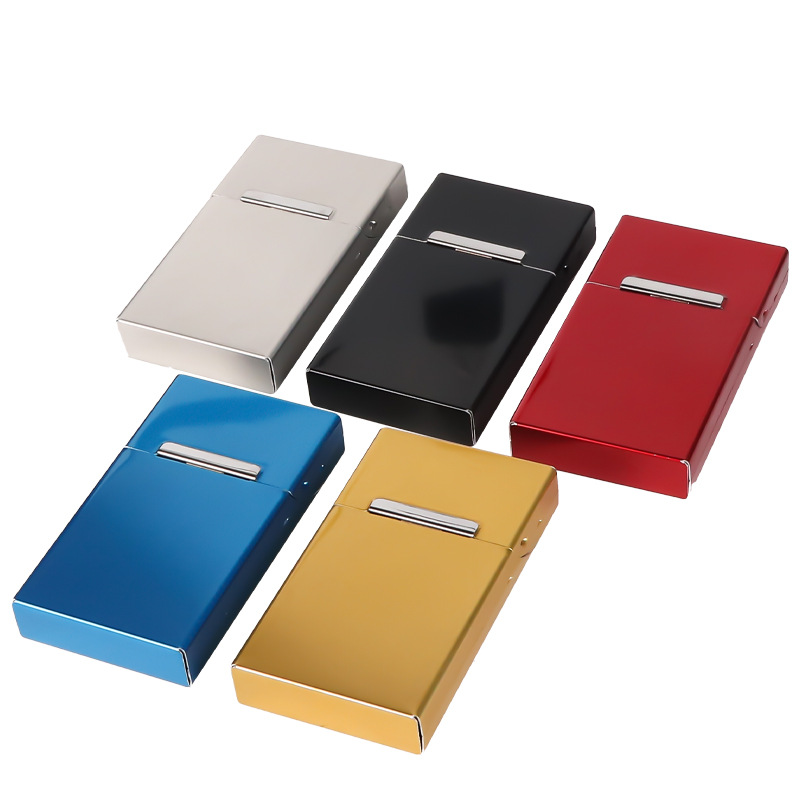 Hộp Đựng Thuốc 20 Điếu Dài Slim Hộp Nhôm Bóng Trơn