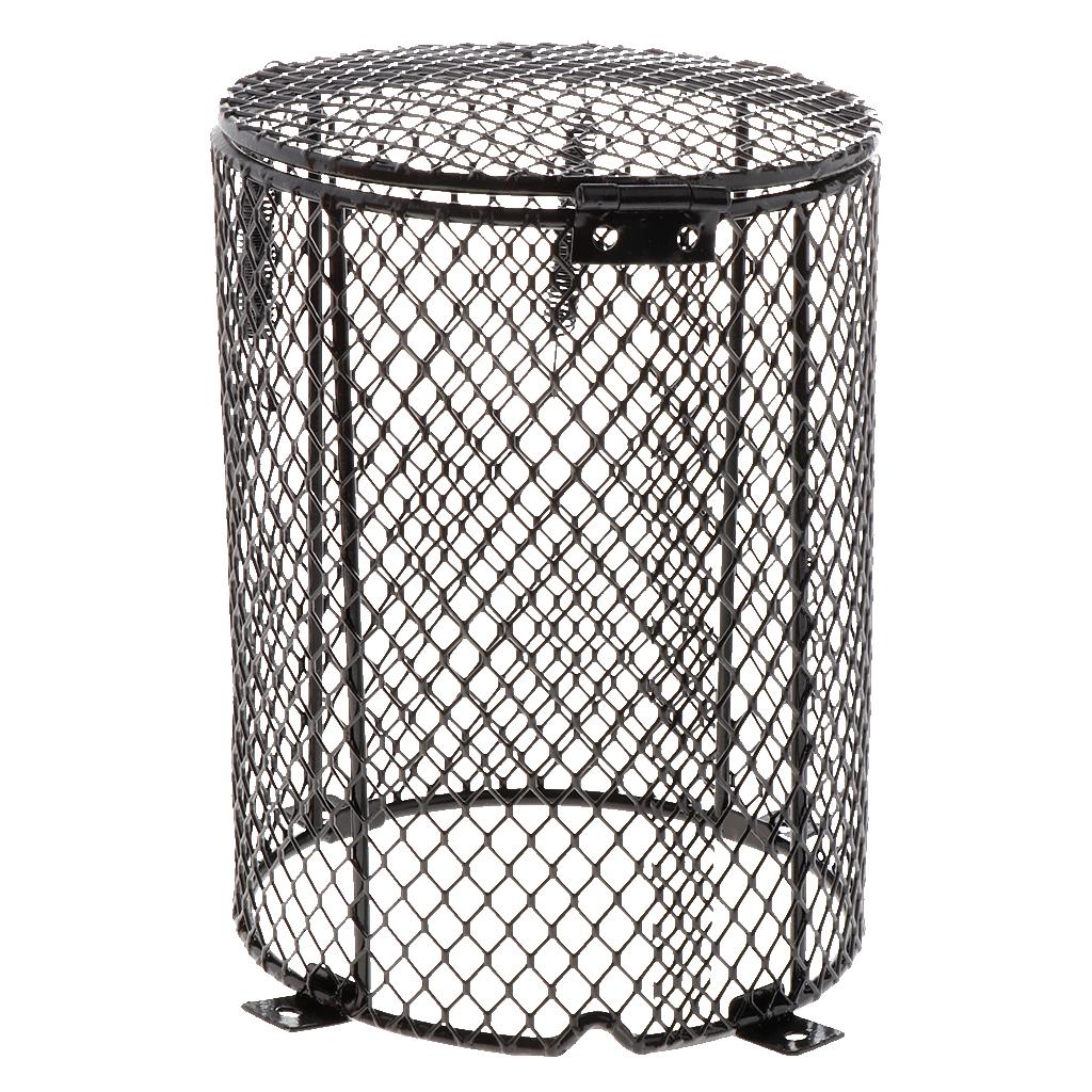 Reptile Heating Light Bulb Guard Protector, Cage Enclosure Heat Safety, Heat