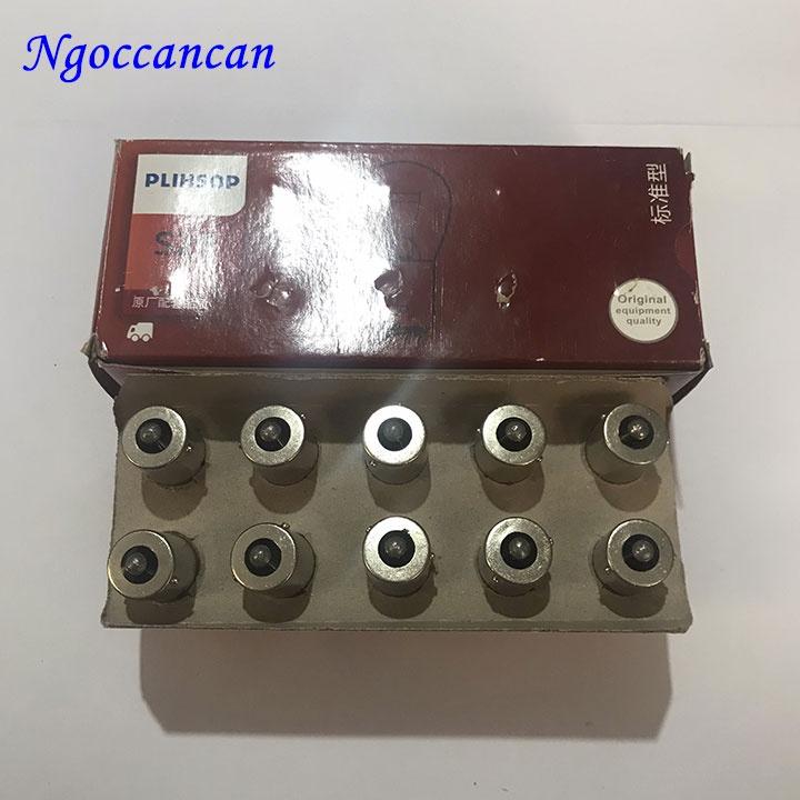 Bóng đèn ô tô, đèn xi nhan xe tải, chân lệch 24V 21W 1 tóc hộp 10 bóng