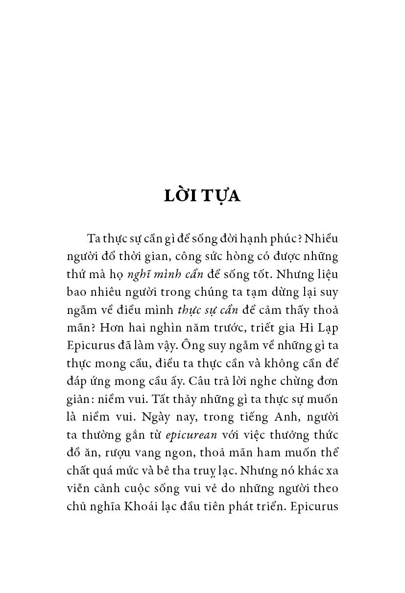 Chủ Nghĩa Khoái Lạc 101 - Phương Thuốc Hạnh Phúc Của Epicurus