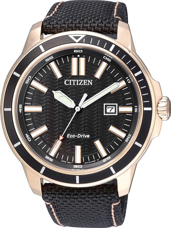 Đồng Hồ Citizen Nam Dây Vải Nato AW1523-01E - Mặt Đen