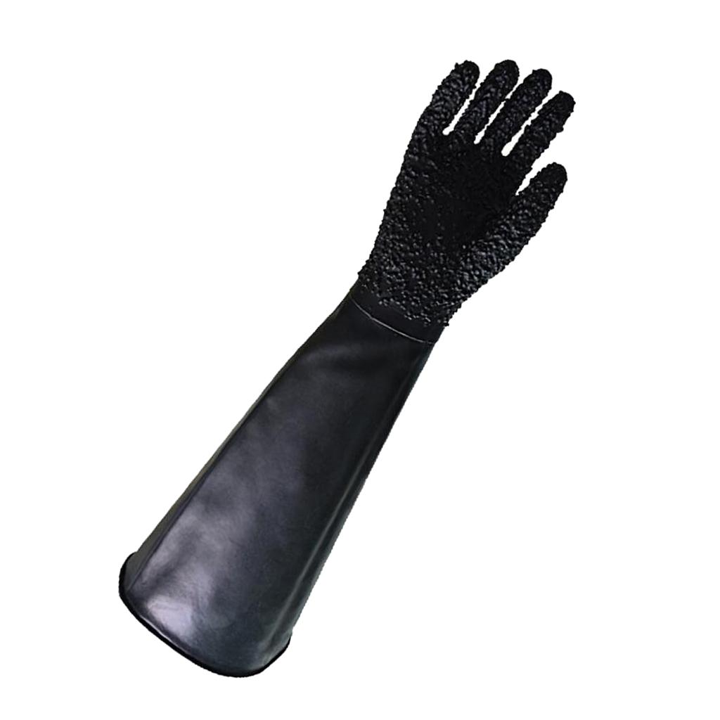 68 Cm Tay Phải Bảo Vệ Làm Việc Găng Tay Phun Cát Vụ Nổ Tủ 27