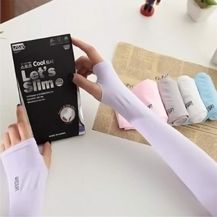 Găng Tay Chống Nắng Hàn Quốc Lets Slim Thun Mềm, Siêu Thấm Mồ Hôi