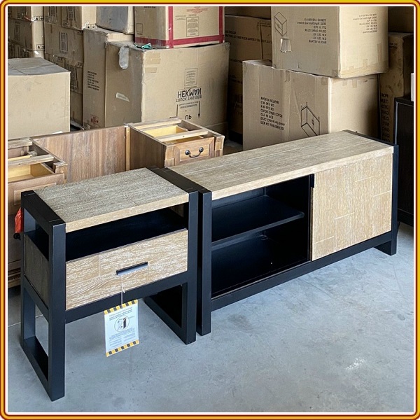 Kệ Ti Vi CD - VCD Trang Trí  Juno Sofa Cửa Lùa - 142cm