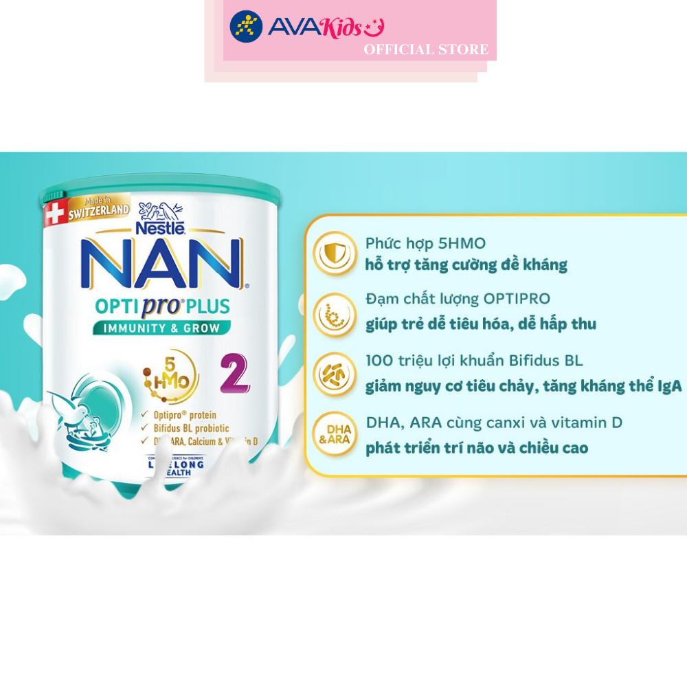 Sữa bột NAN Optipro Plus số 2 800g (6 - 12 tháng)