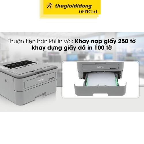 Máy in laser trắng đen đơn năng Brother HL-L2321D - Hàng chính hãng