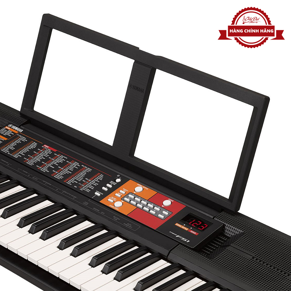 Đàn Organ Yamaha PSR-F51 Phù Hợp Với Những Người Mới Bắt Đầu (Đàn+ Nguồn) - Hàng Chính Hãng