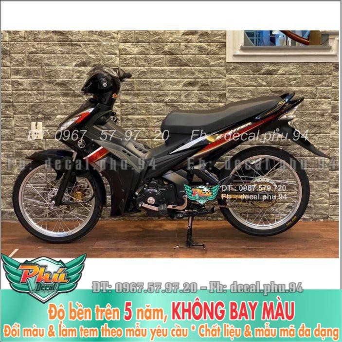 Tem rời Exiter 135 Đỏ đen Spark (X)