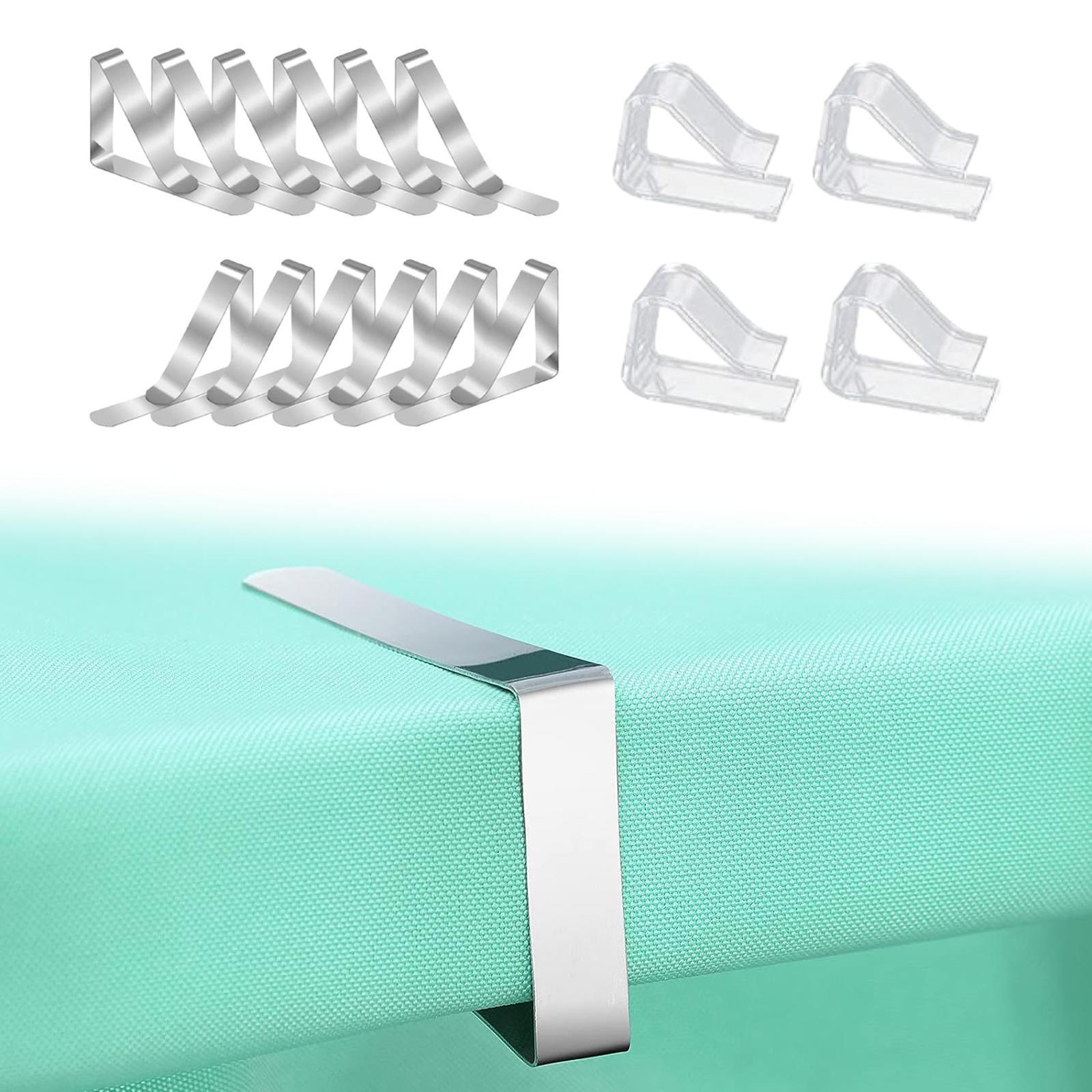 16 Pieces Tablecloth Clips Table Cloth Holding Clip Table Cloth Holder Clips