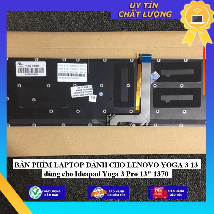 BÀN PHÍM LAPTOP dùng cho LENOVO YOGA 3 13 dùng cho Ideapad Yoga 3 Pro 13" 1370 - Hàng Nhập Khẩu New Seal