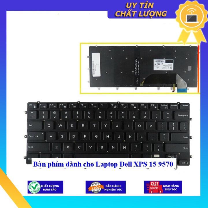Bàn phím dùng cho Laptop Dell XPS 15 9570 - Hàng Nhập Khẩu New Seal