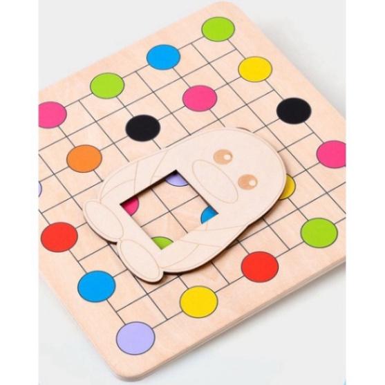 Trò chơi Montessori - Chim cánh cụt tìm màu