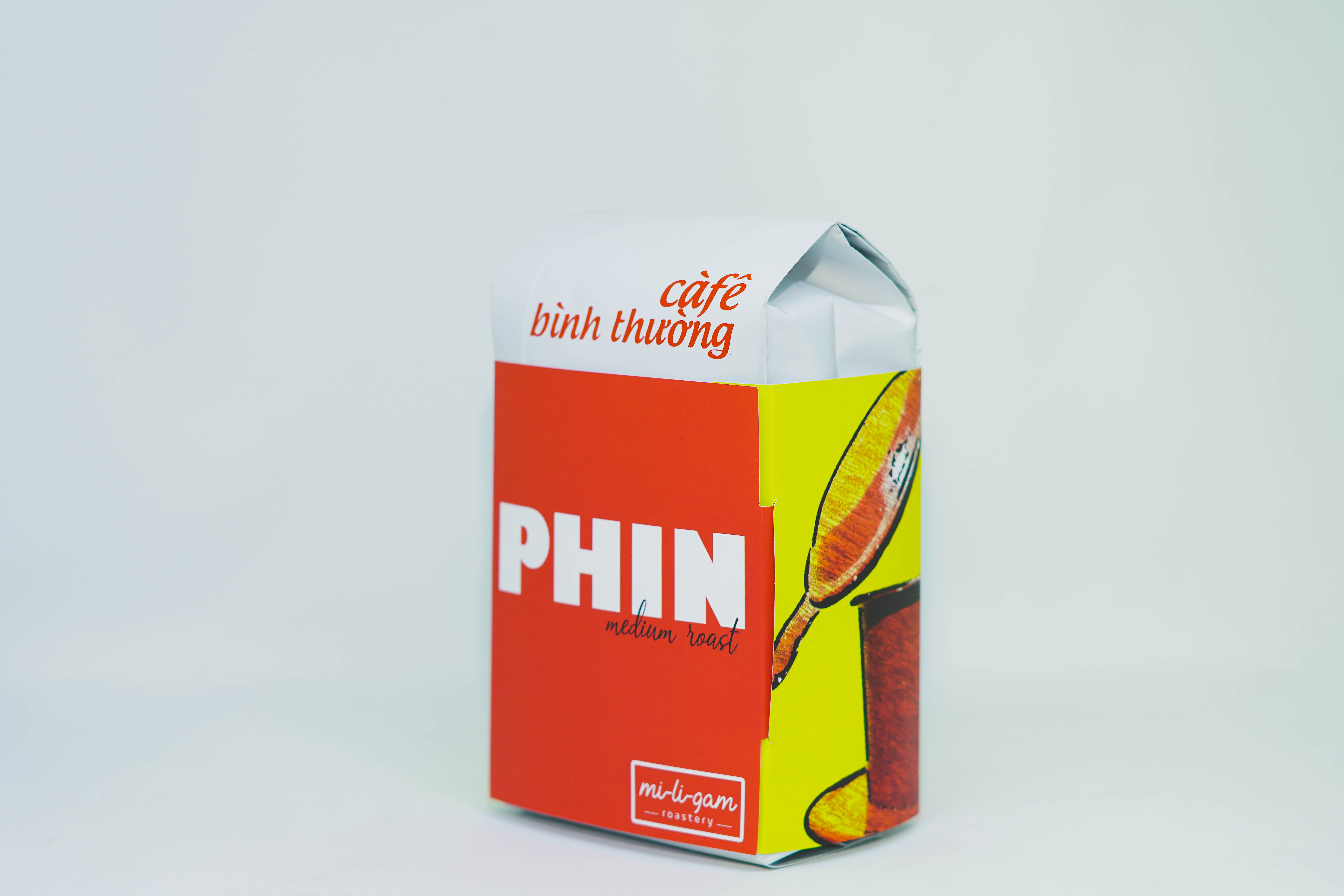 Cà Phê Robusta Pha Phin / Cà Phê Bột - 200g | mi-li-gam roastery #miligam cà phê nguyên bản rang xay pha phin độ rang vừa