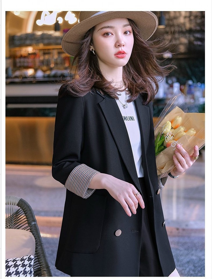 ÁO KHOÁC BLAZER PHỐI TAY CAO CẤP