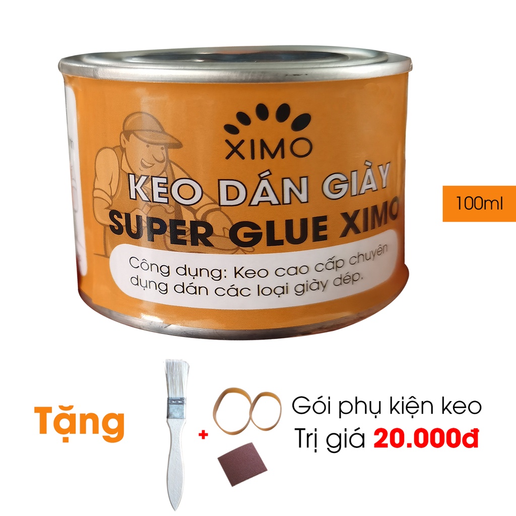 Hộp keo dán giày thể thao siêu dính dùng nhiệt trong suốt không tổn thương da XIMO KDG06