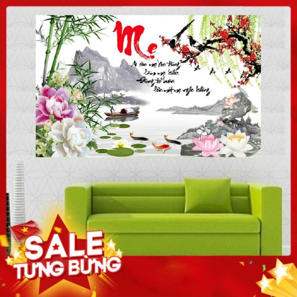 Tranh đính đá Chữ Mẹ