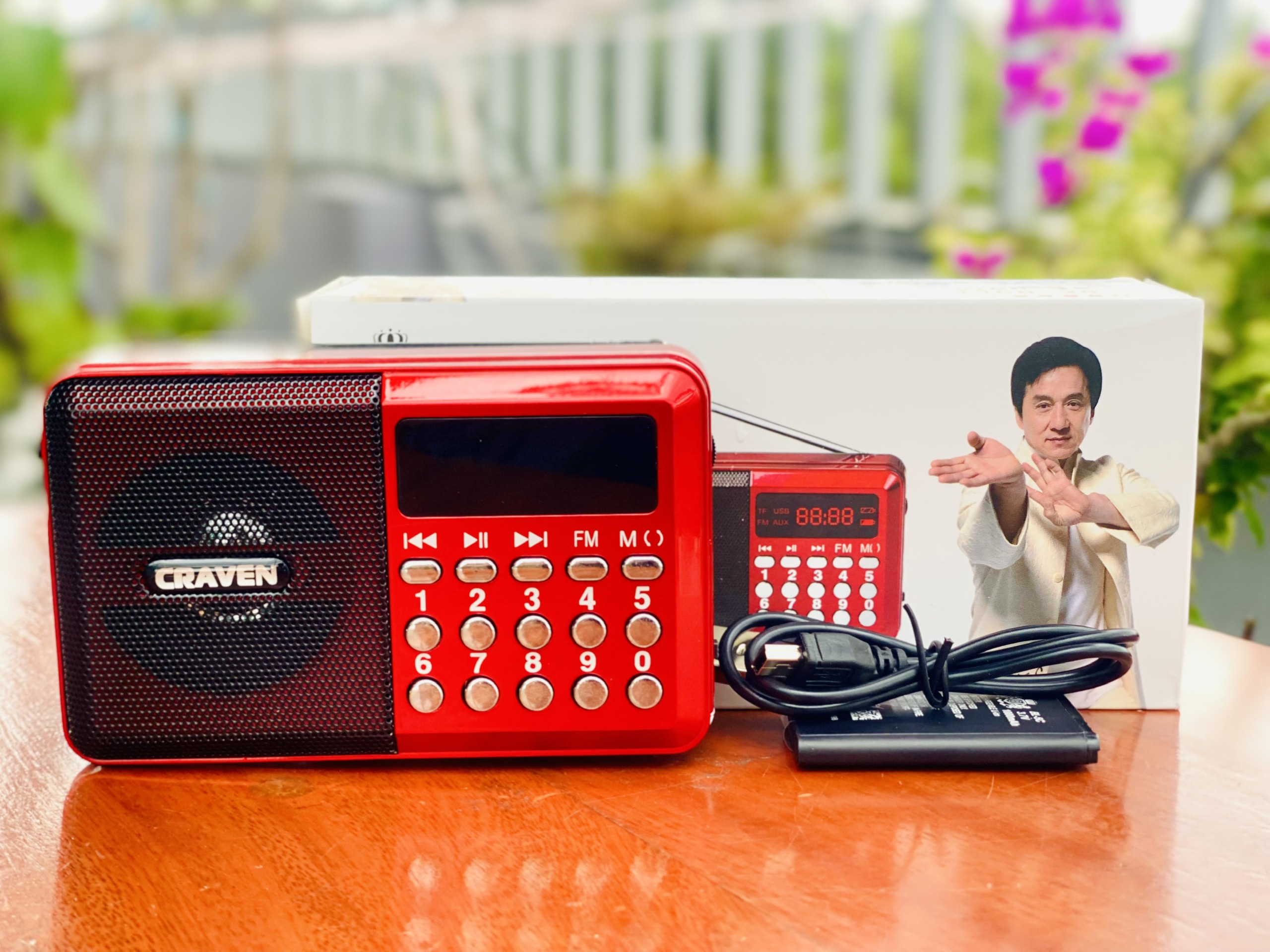 Đài Radion FM Craven CR26 Nghe Nhạc MP3, Nghe Đài, Tích Hợp Đèn Led ,HÀNG CHÍNH HÃNG