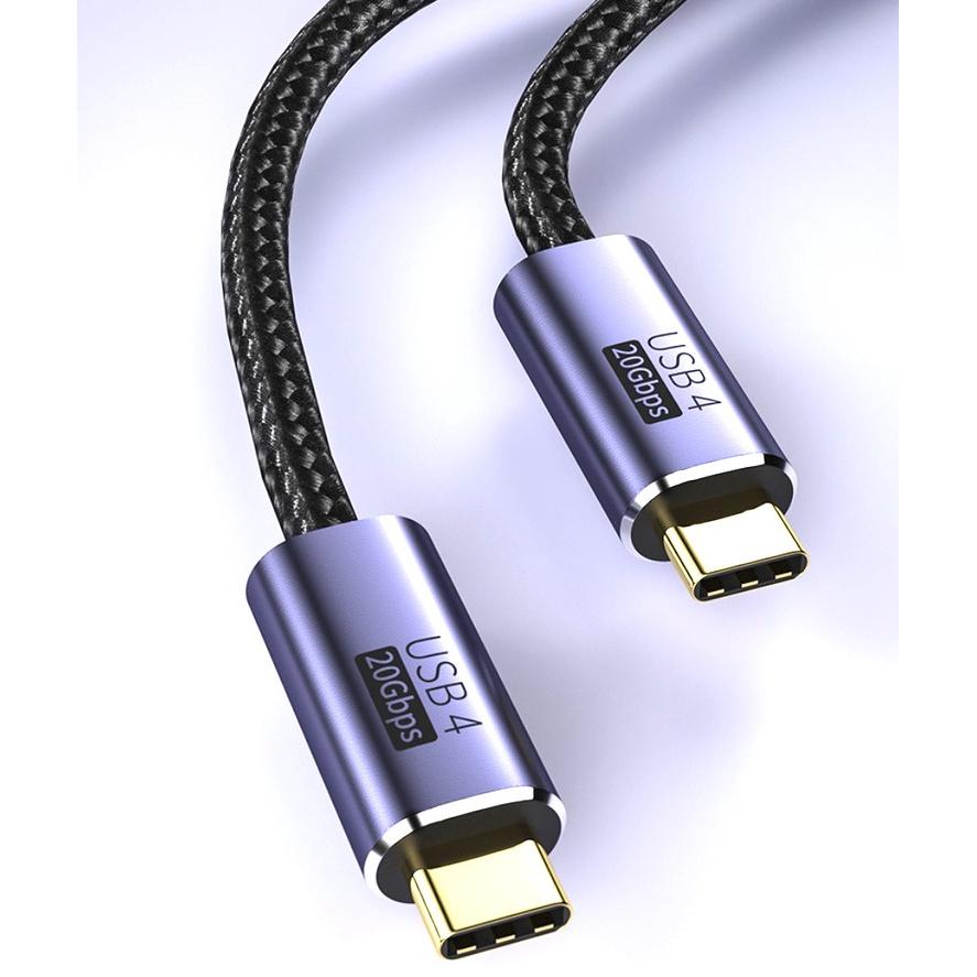 Cáp usb type-c usb4, hỗ trợ 8k60hz, PD 100w, 20Gbps - Hồ Phạm